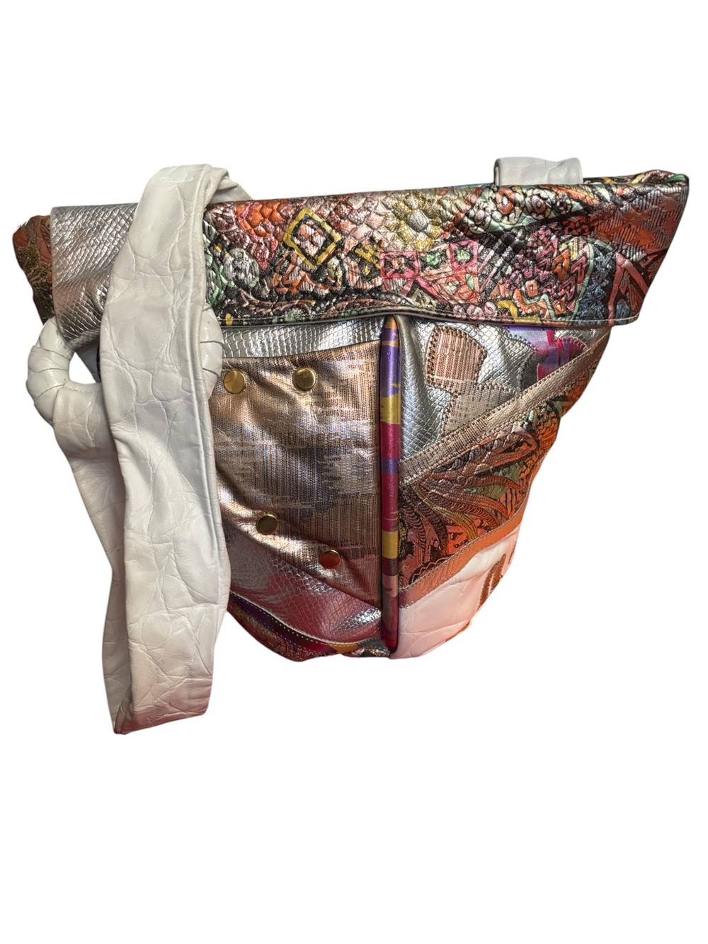 1980s Colini Handbags Bucket, Leather